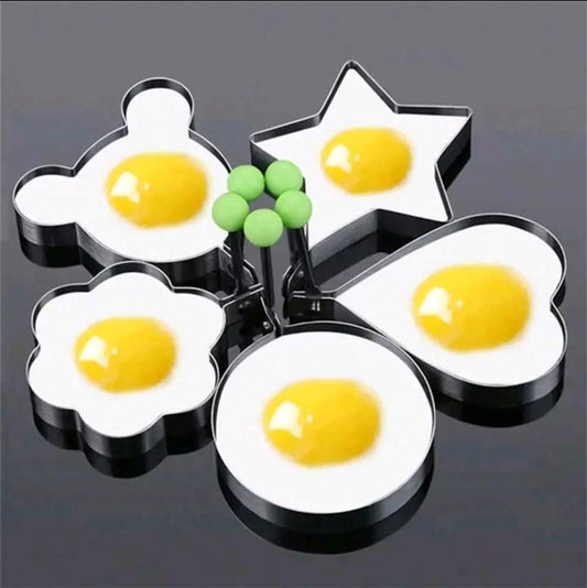 (Last Day 40 % OFF) Stainless Steel Fried Egg DIY Molds - Set of 4