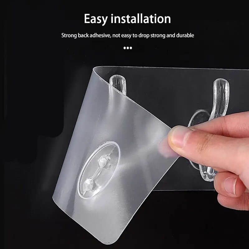 (Last Day 40% OFF) 2 Pcs 6 Hook Strong Adhesive Hanger